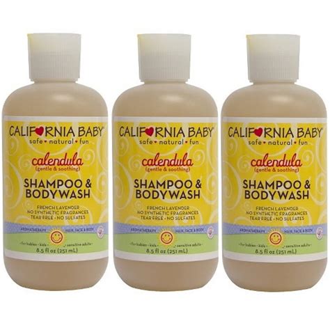 california baby calendula shampoo and body wash ingredients