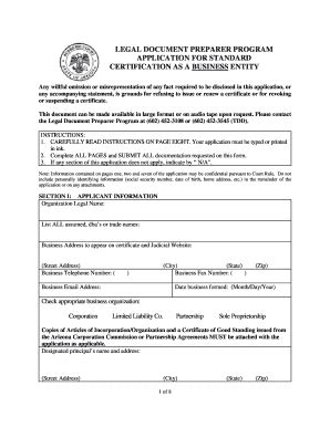 california certified legal document preparer