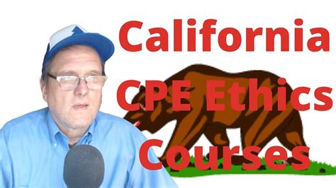 california cpe ethics requirement