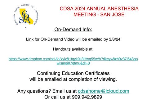 california dental society of anesthesiology