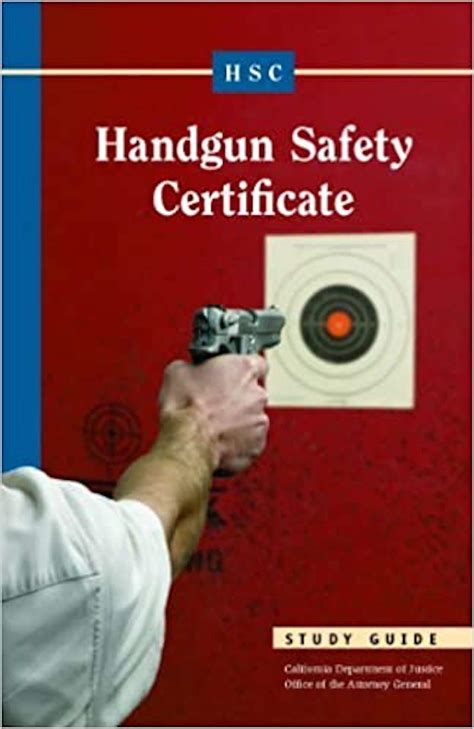 California Department Of Justice Handgun Safety Certificate