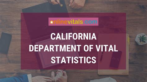 california dept of vital statistics