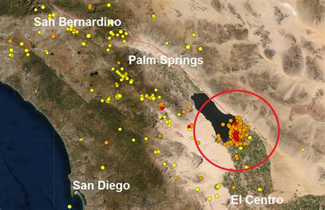 california earthquakes last 7 days