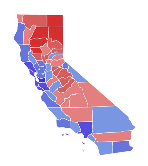 california governor election map
