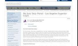 california juror web portal