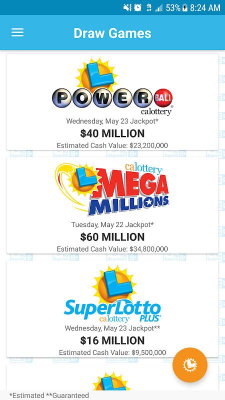california lottery app free download