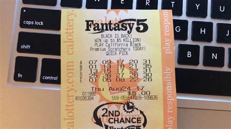 california lottery fantasy 5 today