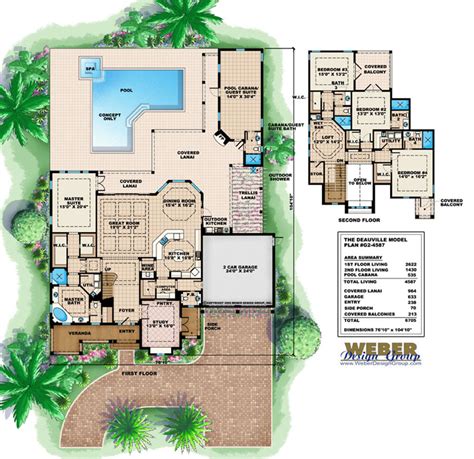 california mansion floor plans
