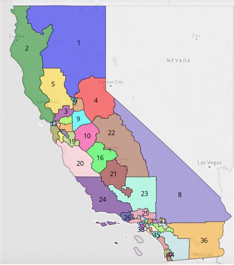 Exploring The California Map House Of Representatives In 2023