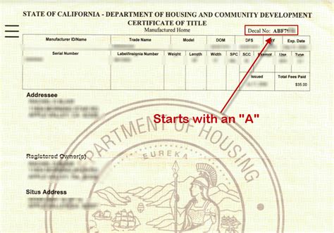 california mobile home title registration