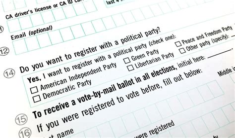 california new voter registration