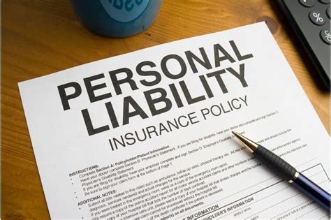 california personal liability insurance