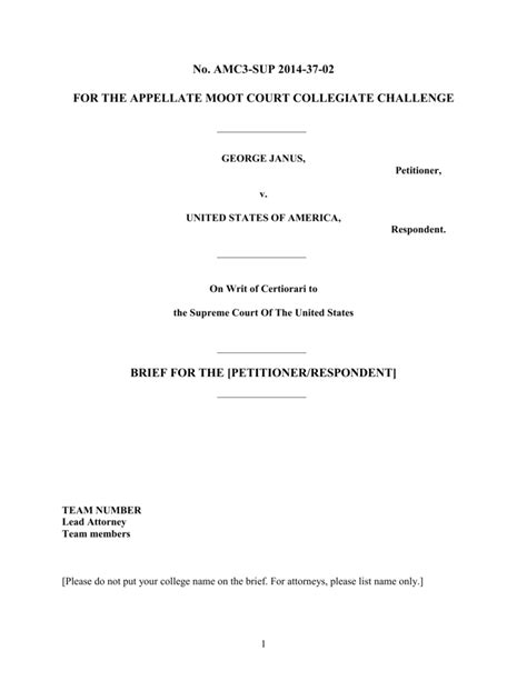 california supreme court brief format