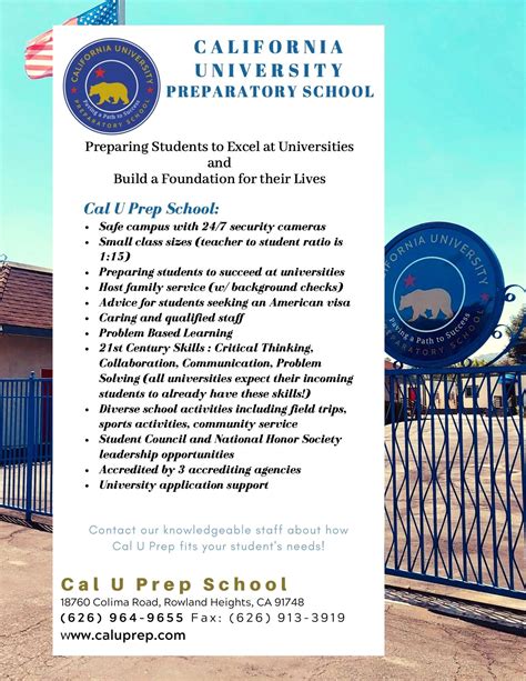 california university preparatory school