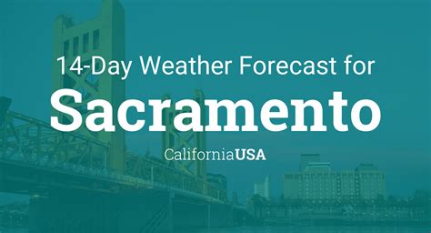 california weather forecast 14 day