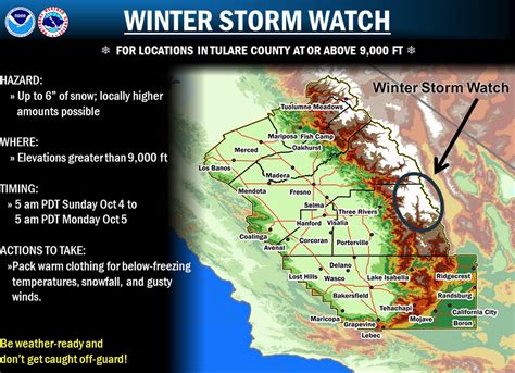 california winter storm warning