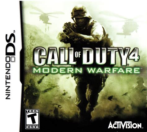 Call of Duty 4 Modern Warfare (2007) Nintendo DS box cover art MobyGames