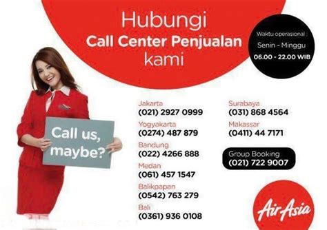 call center airasia indonesia