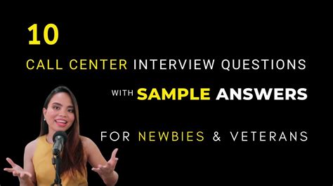 call center interview questions for beginners