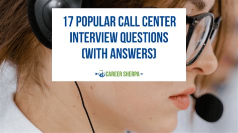 Call Center Interview Questions List