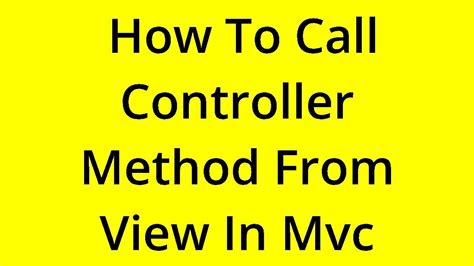 call controller method on button click mvc
