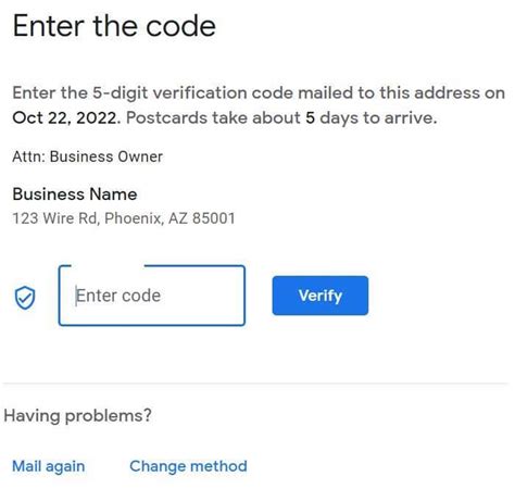 call for verification code