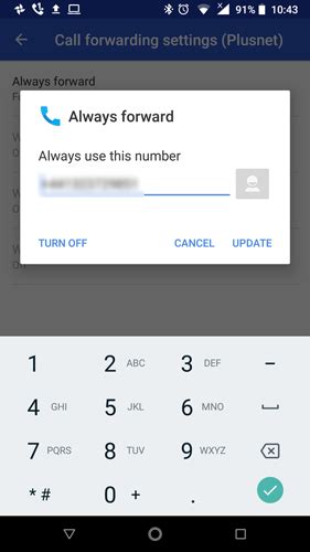 call forwarding android code samsung