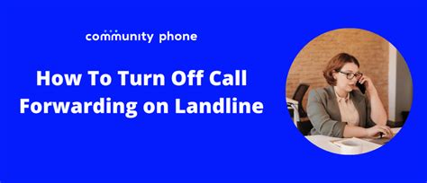 call forwarding landline cancel