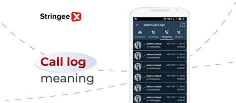 call log meaning in marathi with example