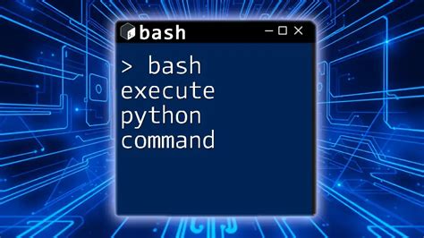 call python command from bash