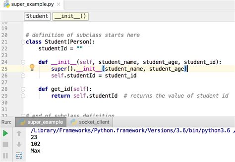 call super class method in python