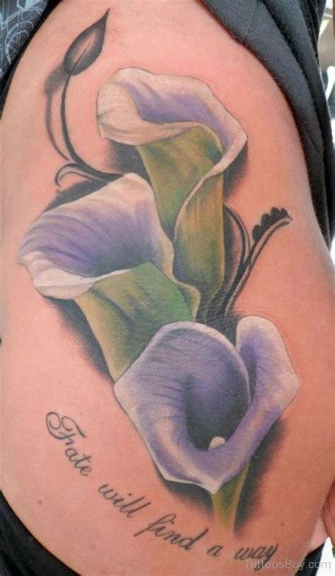Awasome Calla Lily Flower Tattoo Designs References