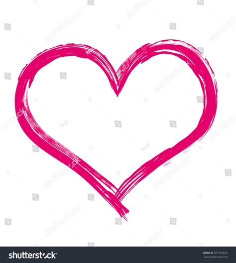 Calligraphy Brush Heart