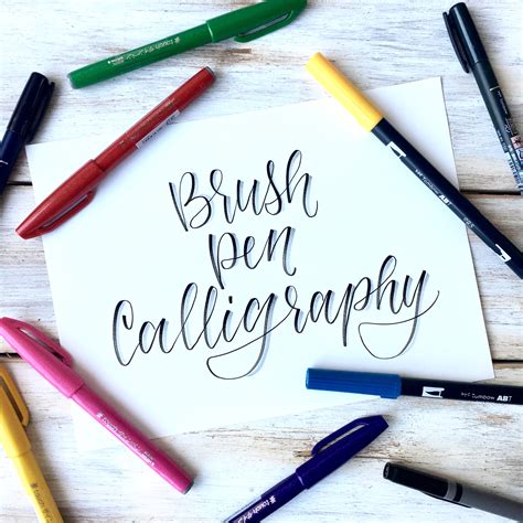 Calligraphy Brush Writing