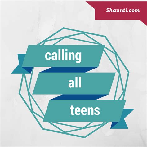 calling all teens
