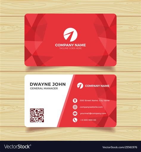 calling card free template