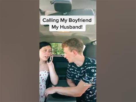calling my boyfriend my husband tik tok