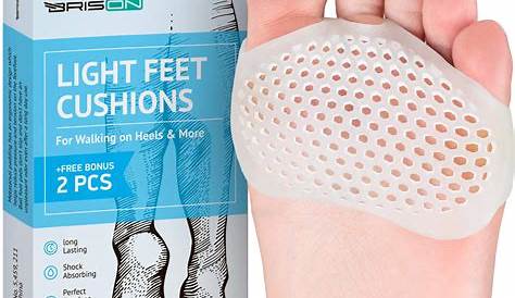 Metatarsal Pads Cloth Covered Gel Ball of Foot Shoe Inserts 4 Pack– ZenToes