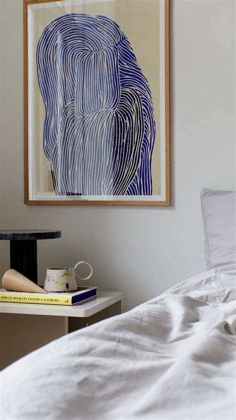 Calming bedroom artwork