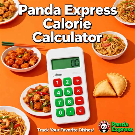 Calorie Calculator Panda Express