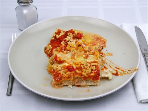 calories in 1 serving of lasagna