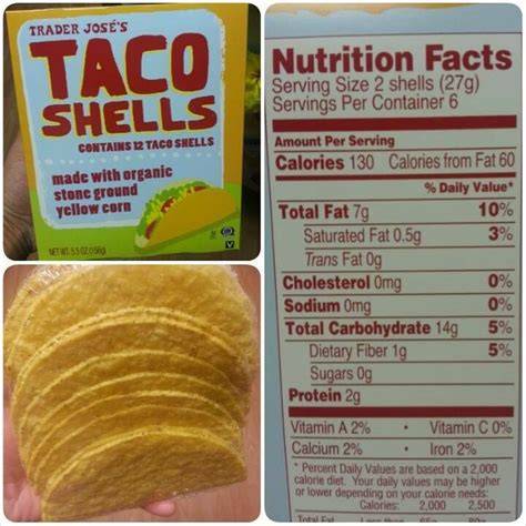 Calories in Hard Taco Shells