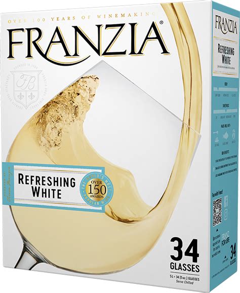 calories in franzia refreshing white wine