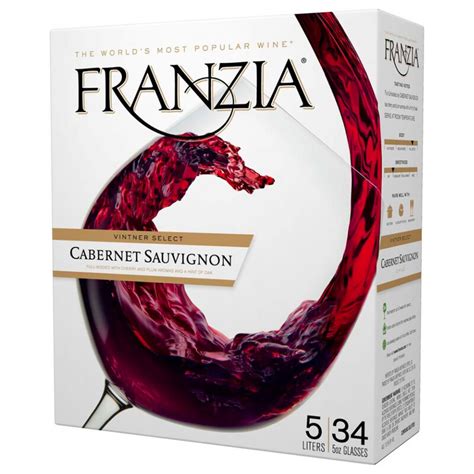 calories in franzia wine