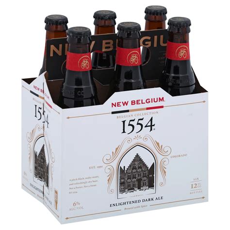calories in new belgium 1554 beer