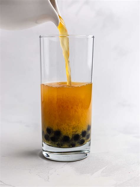 calories in passion fruit bubble tea