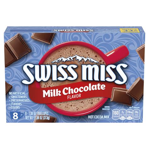 calories in swiss miss hot chocolate packet