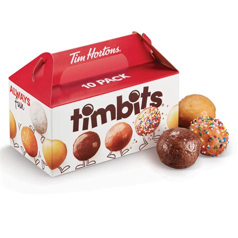 calories in timbits 10 pack