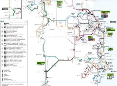 caloundra bus routes map