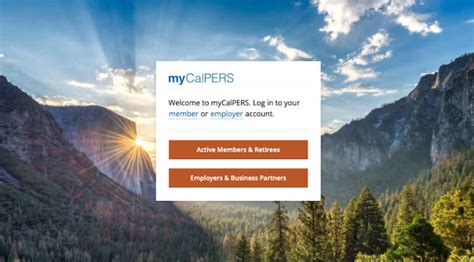 calpers login home page
